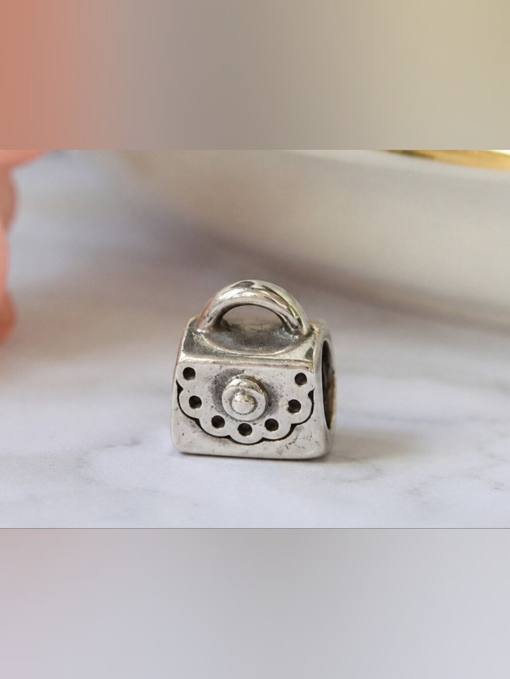 Pandora Silver Purse Charm